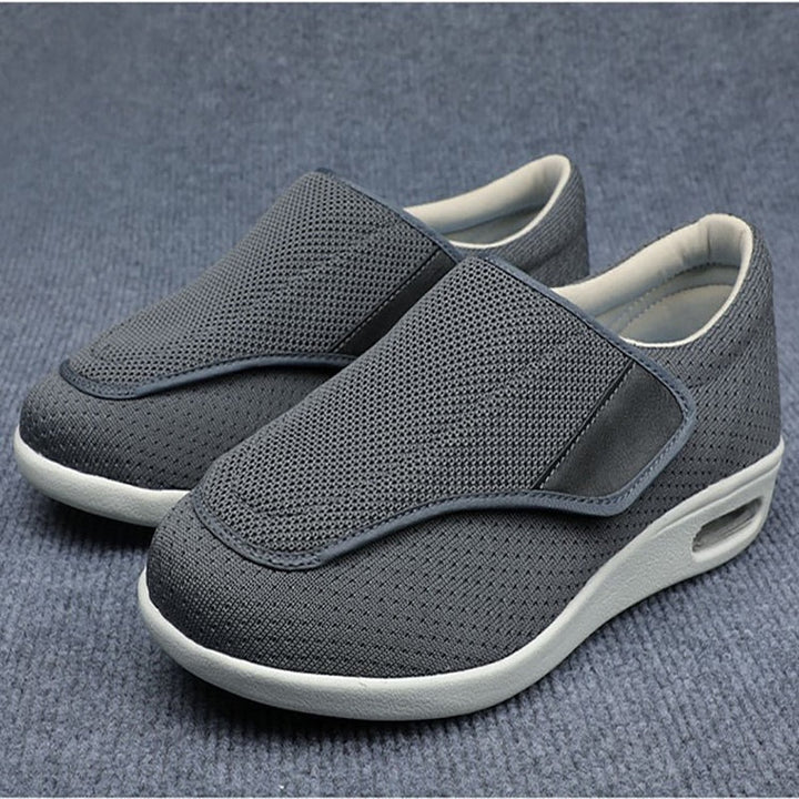 Bred Pasform Diabetessko | Åndbart Mesh Velcro Justerbar