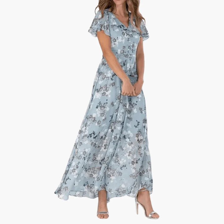 Dame Blomster Maxikjole | Let Luftig Sommerstil