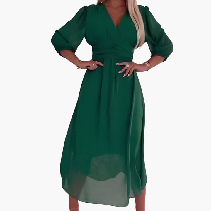 Dame Chiffon Sommerkjole | Letvægt Elegant Kjole