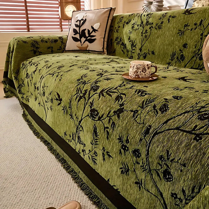Chenille Sofa Kast | Blødt Tekstureret Skridsikker Betræk