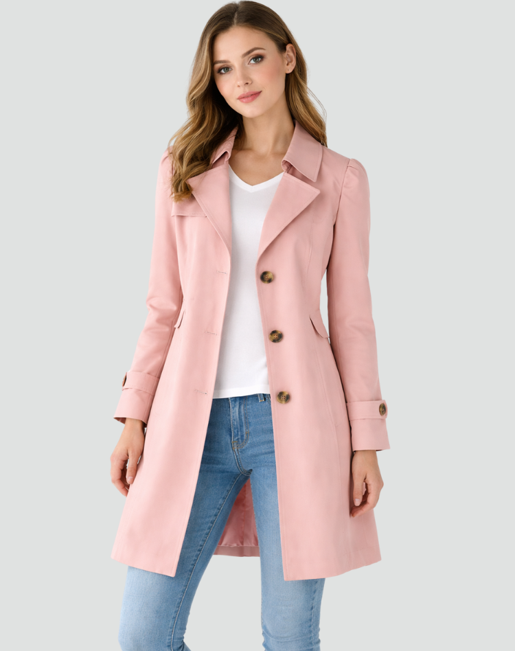 Dame Smal Pasform Trenchcoat | Sommerstil