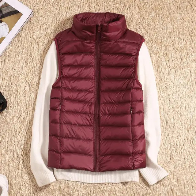 Dame Ultralet Dun-Stil Vest | Varm Sammenpakkelig