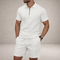 Herre Polo- og Shortssæt | Åndbart Smal Passform Sommeroutfit