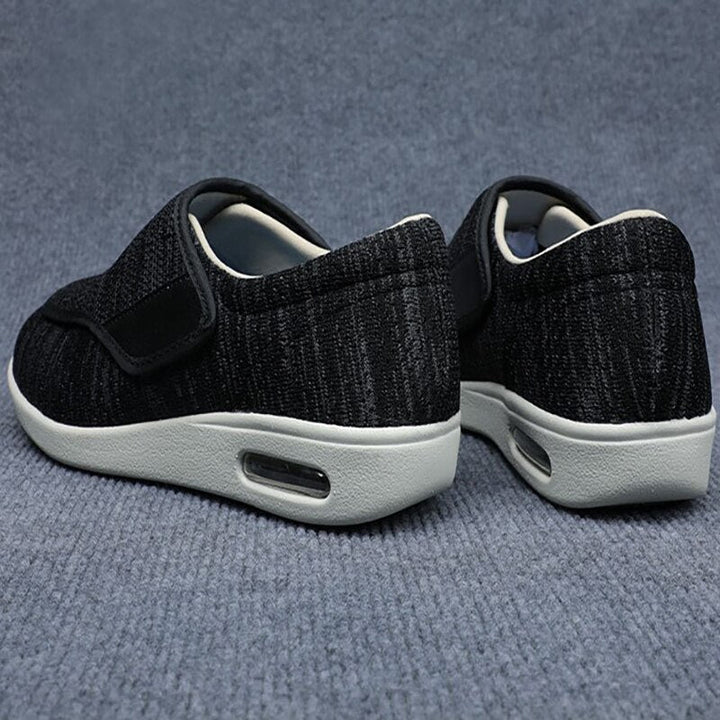 Bred Pasform Diabetessko | Åndbart Mesh Velcro Justerbar