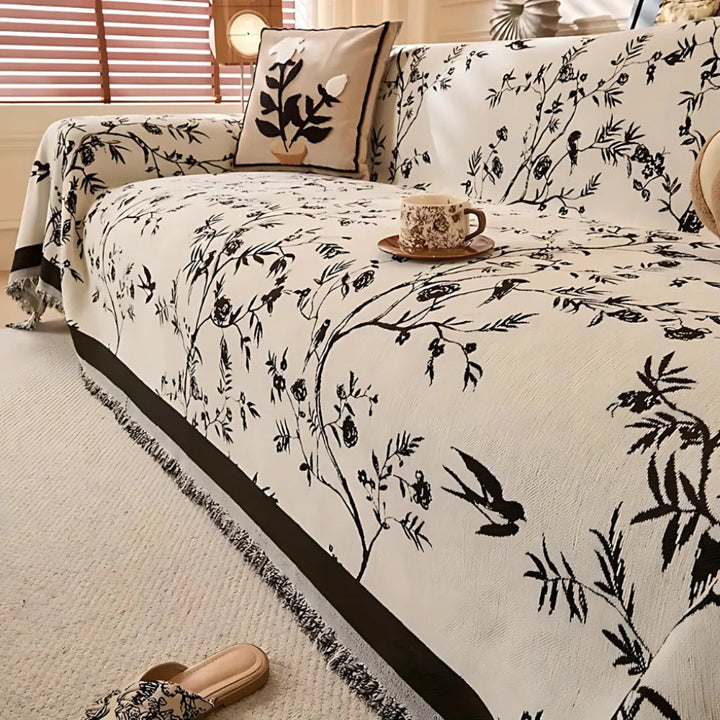 Chenille Sofa Kast | Blødt Tekstureret Skridsikker Betræk