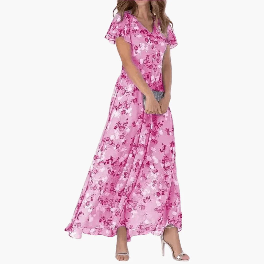 Dame Blomster Maxikjole | Let Luftig Sommerstil