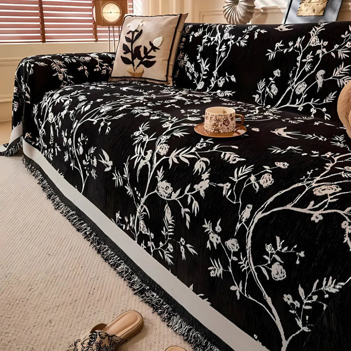 Chenille Sofa Kast | Blødt Tekstureret Skridsikker Betræk
