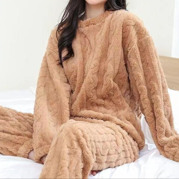Unisex fleece pizsamagarnitúra | kényelmes téli otthoni viselet