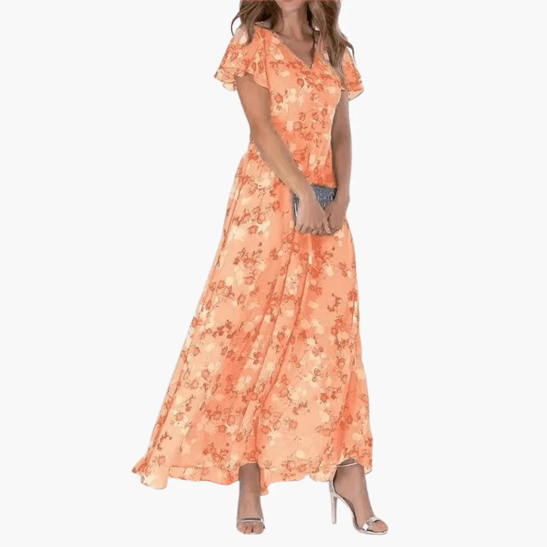 Dame Blomster Maxikjole | Let Luftig Sommerstil