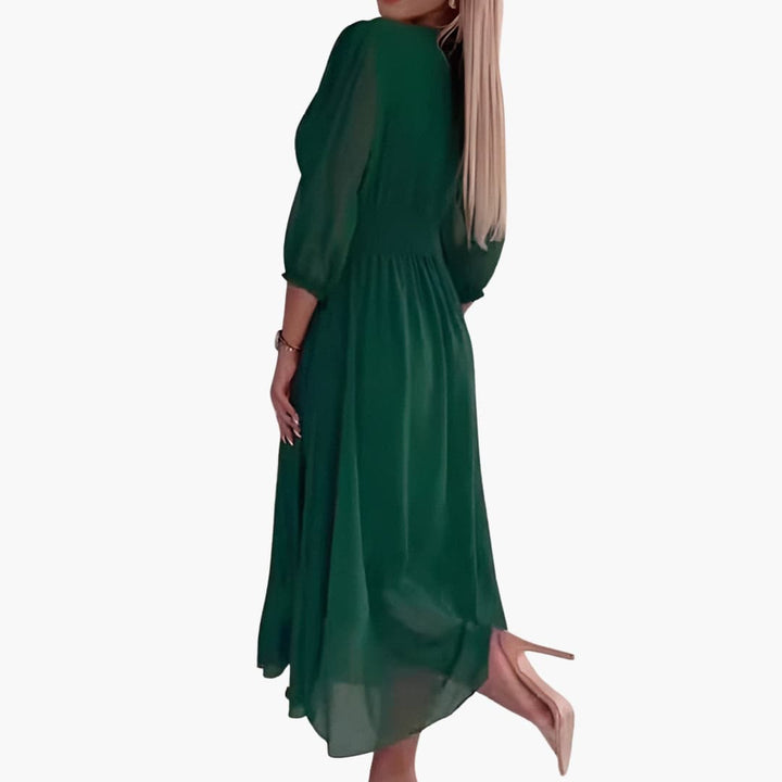 Dame Chiffon Sommerkjole | Letvægt Elegant Kjole