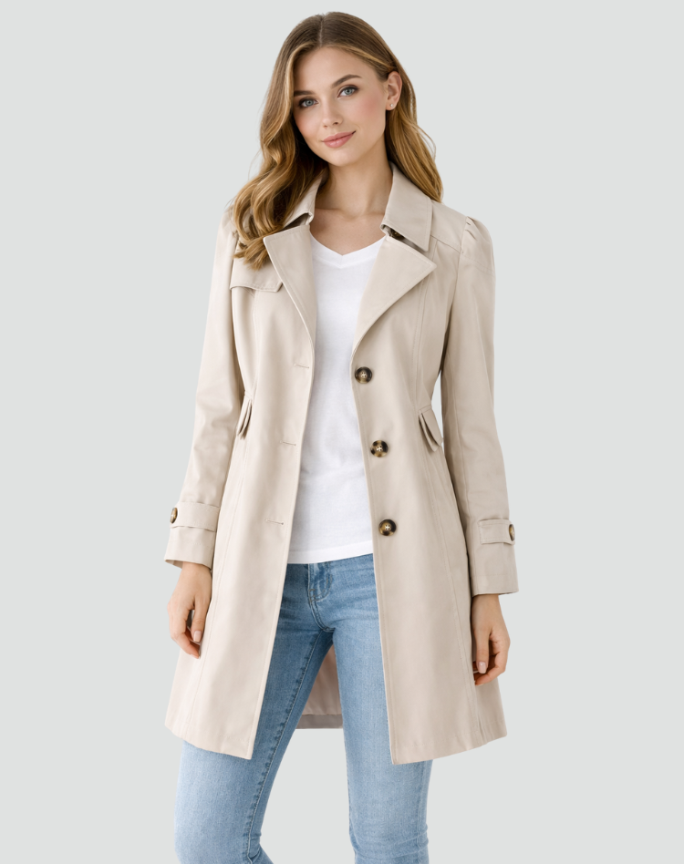 Dame Smal Pasform Trenchcoat | Sommerstil