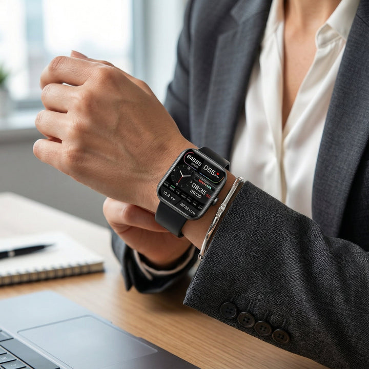 Multifunkční zdravotní sportovní hodinky | Monitor srdečního tepu, SpO2 a spánku