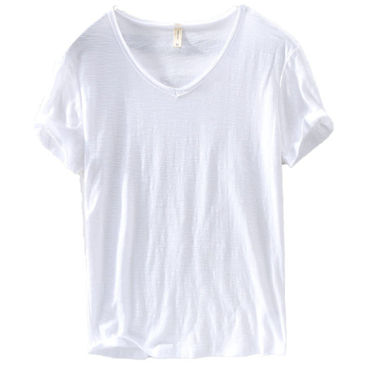 Men’s V-Neck T-Shirt | Lightweight Casual Short Sleeves