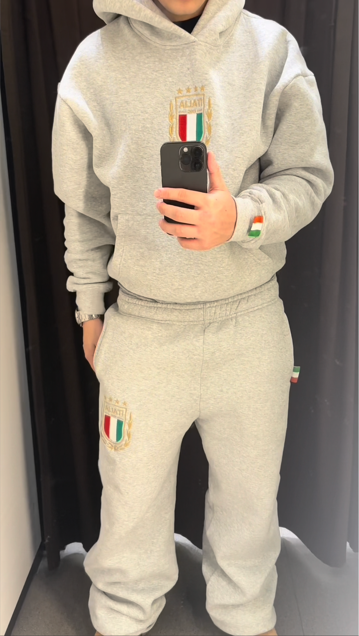Męski dwuczęściowy dres sportowy | Sportowy zestaw odzieży domowej