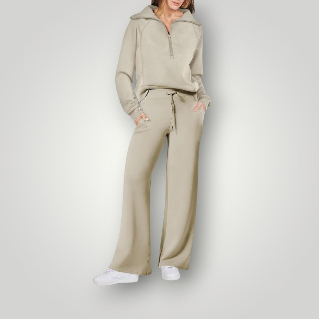 Women's Cozy Two-Piece Loungewear Set | Soft Sweatshirt and Pants