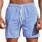 Herre Stribede Boardshorts | Elastisk Talje Svøm Kort