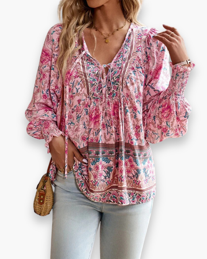 Calira | Dame Luftig Blomstret Sommertop