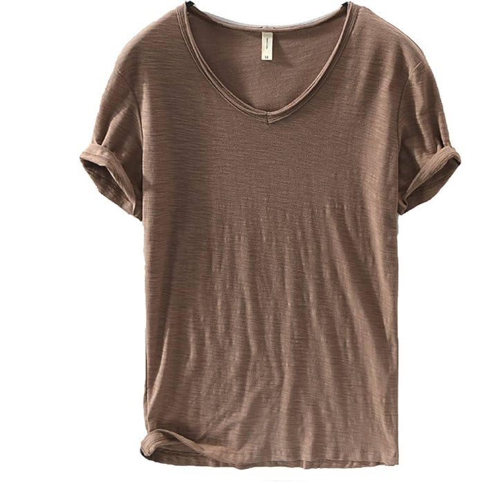 Men’s V-Neck T-Shirt | Lightweight Casual Short Sleeves