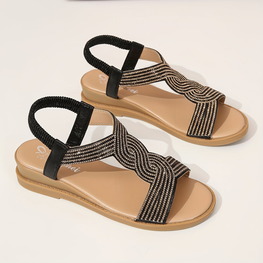 Dame Ibiza-Stil Ortopædiske Sandaler | Elastisk Pasform Sommer