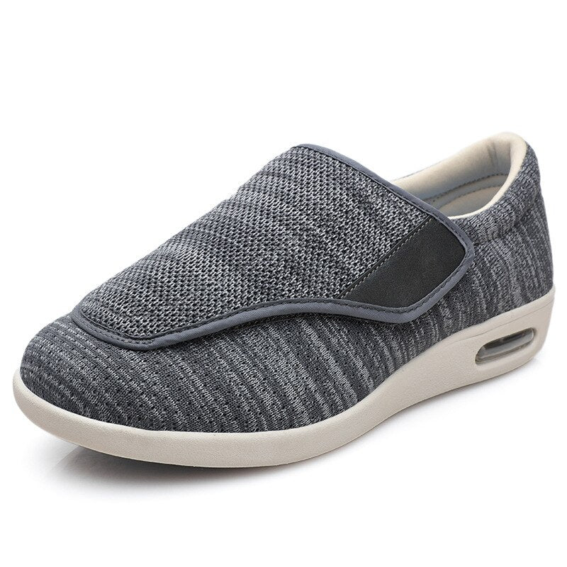 Bred Pasform Diabetessko | Åndbart Mesh Velcro Justerbar