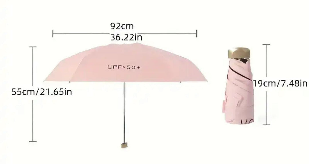 Ultrakompakt Miniparaply | Vindtæt UV-Beskyttende Udformning