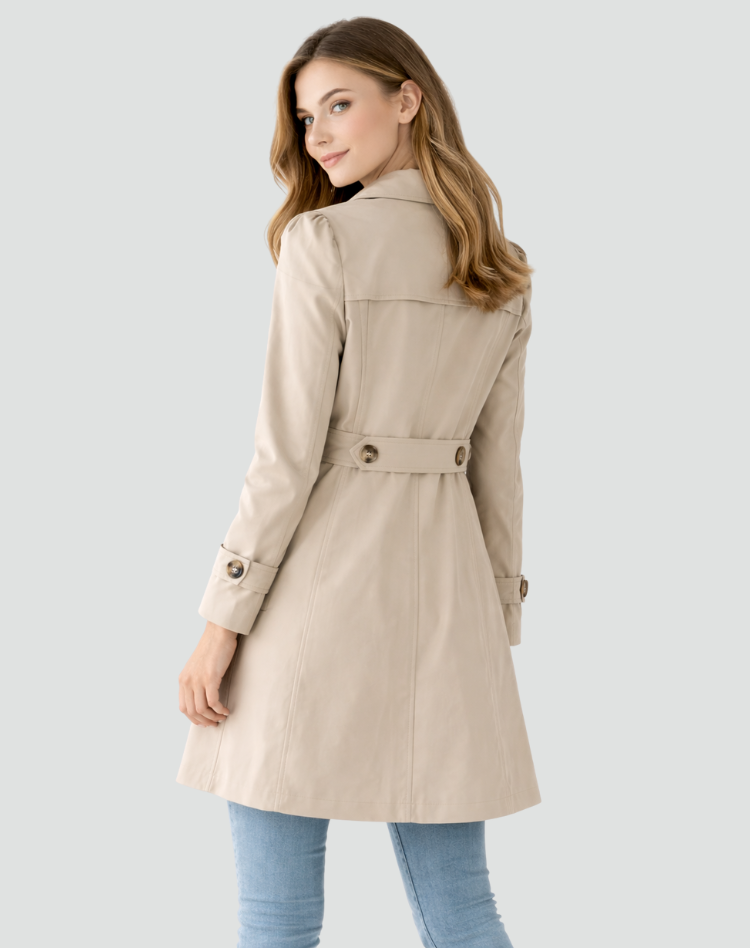Dame Smal Pasform Trenchcoat | Sommerstil