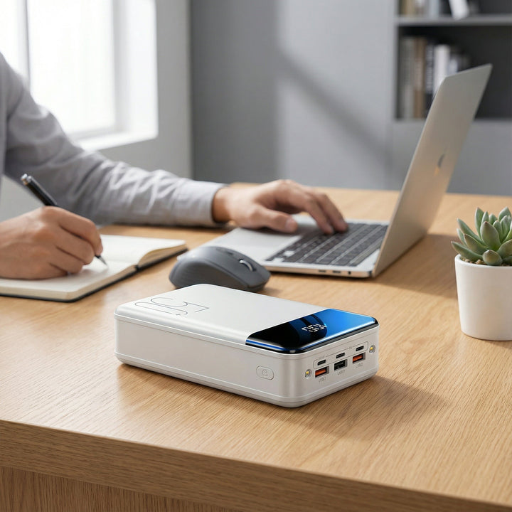 100.000 mAh Powerbank | Szybkie ładowanie Bateria podróżna