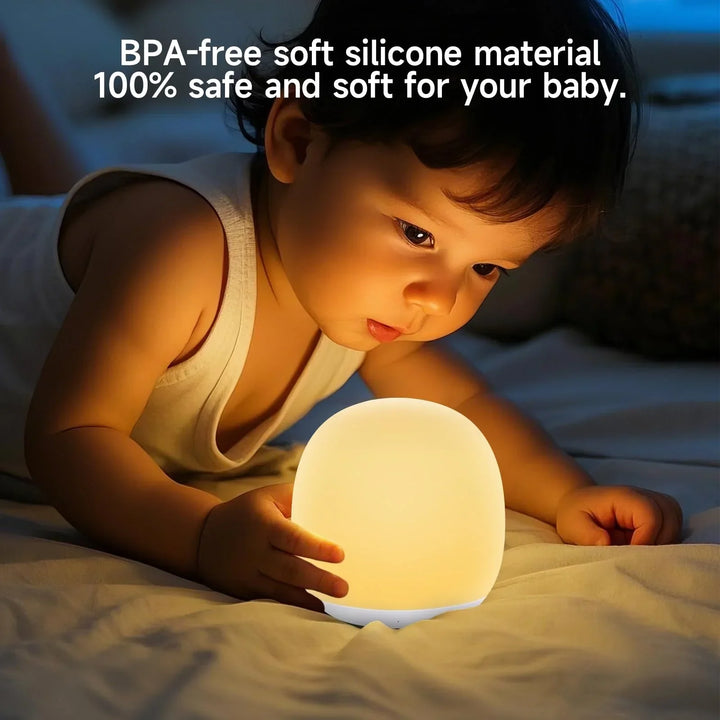 Baby Natlys Til Fodring | BPA-Fri Silikone Øjenvenlig Lampe