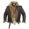 Herre Shearling Stil Bomberjakke | Aviatiker Stil B3-Jakke