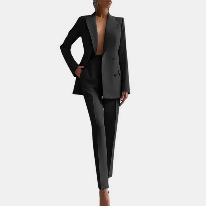 Dame Komfortabelt Elegante 2-Delt Sæt