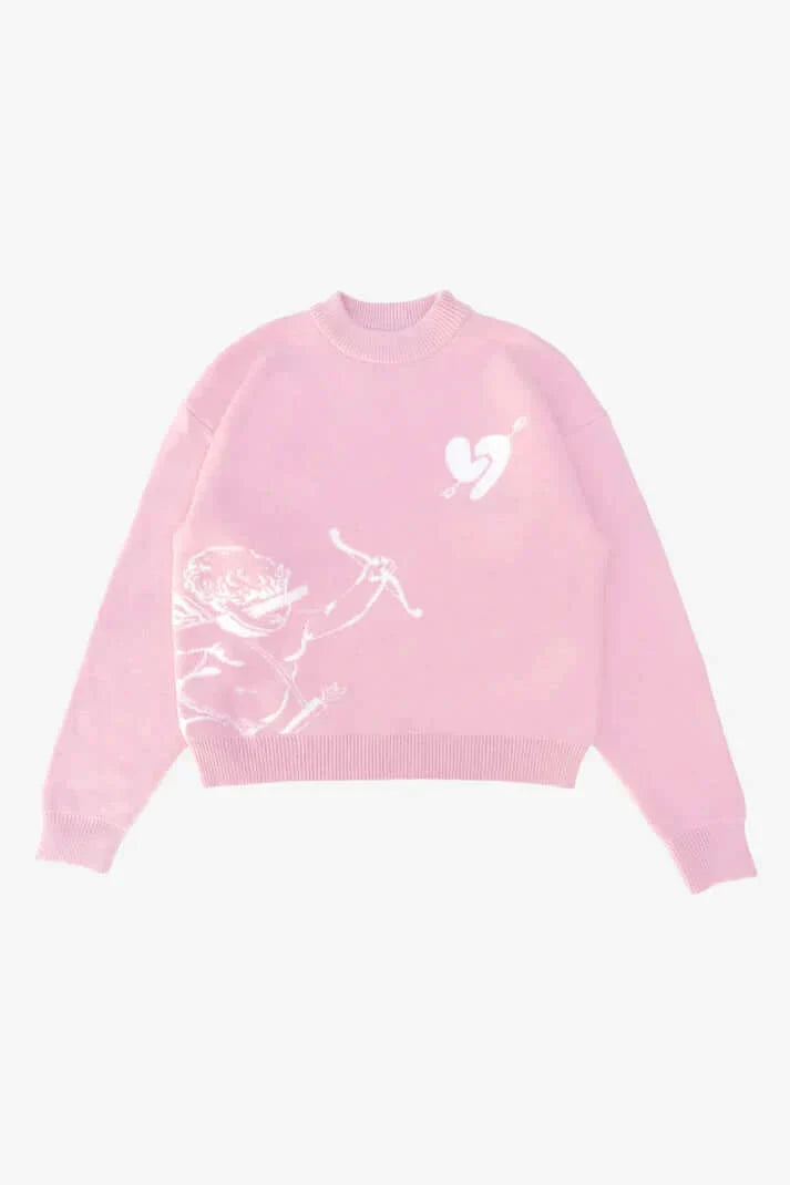 Unisex Uldblanding Striktrøje | Minimalistisk Skandi Lag