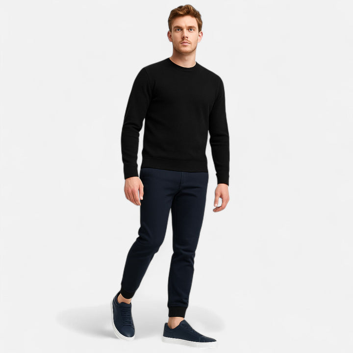 Herre Slip-On Læderstil Kondisko | Snøreløs Fritidssko