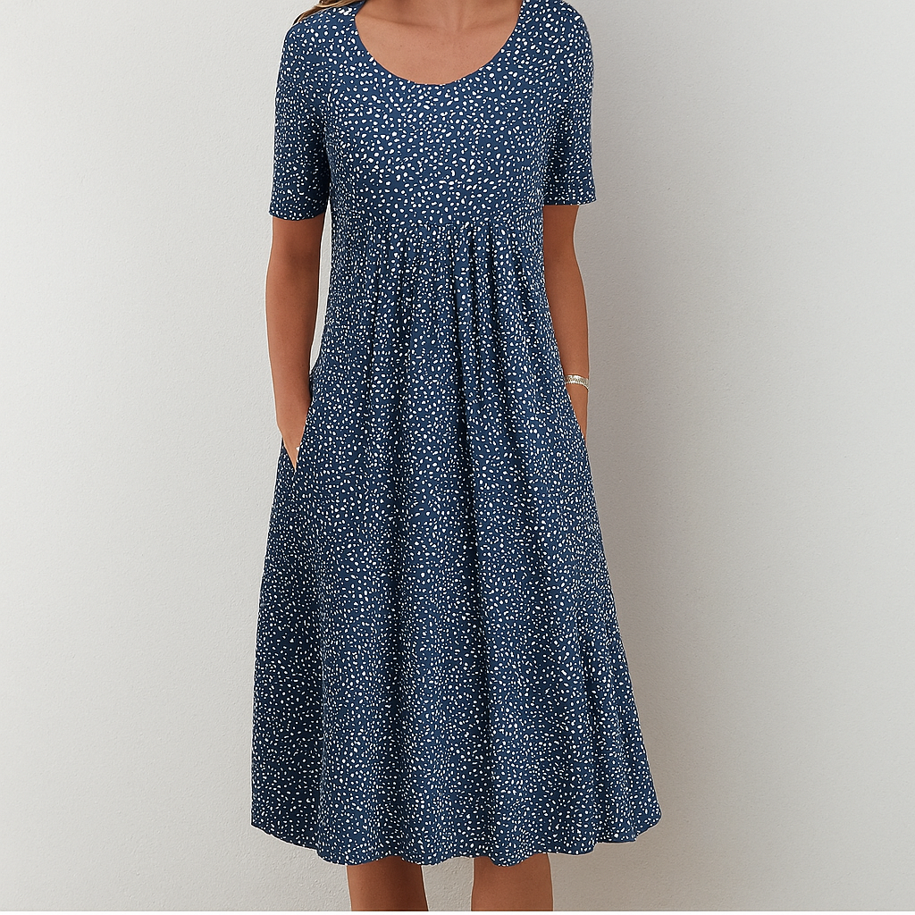 Dame Blomster Flæser Sommerkjole | Årgang Stil