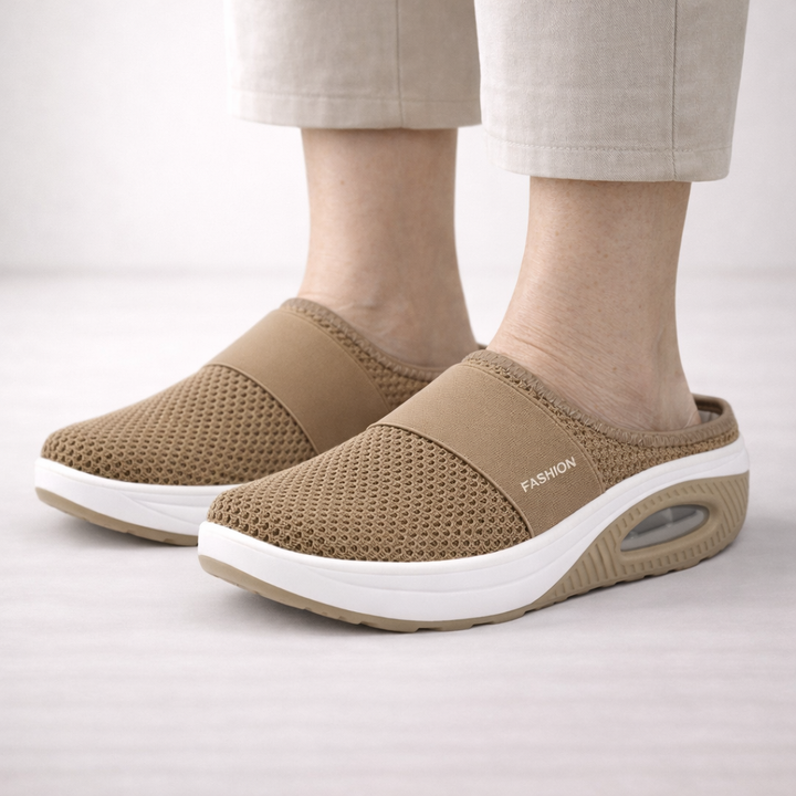 Dame Ortopædiske Slip-On Sandaler | Svangstøtte Indlægssål