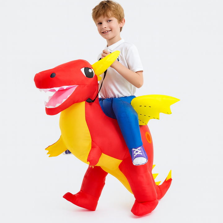 Børn Dinosaurus Kostume | Blødt Udklædnings Legestøj Sæt