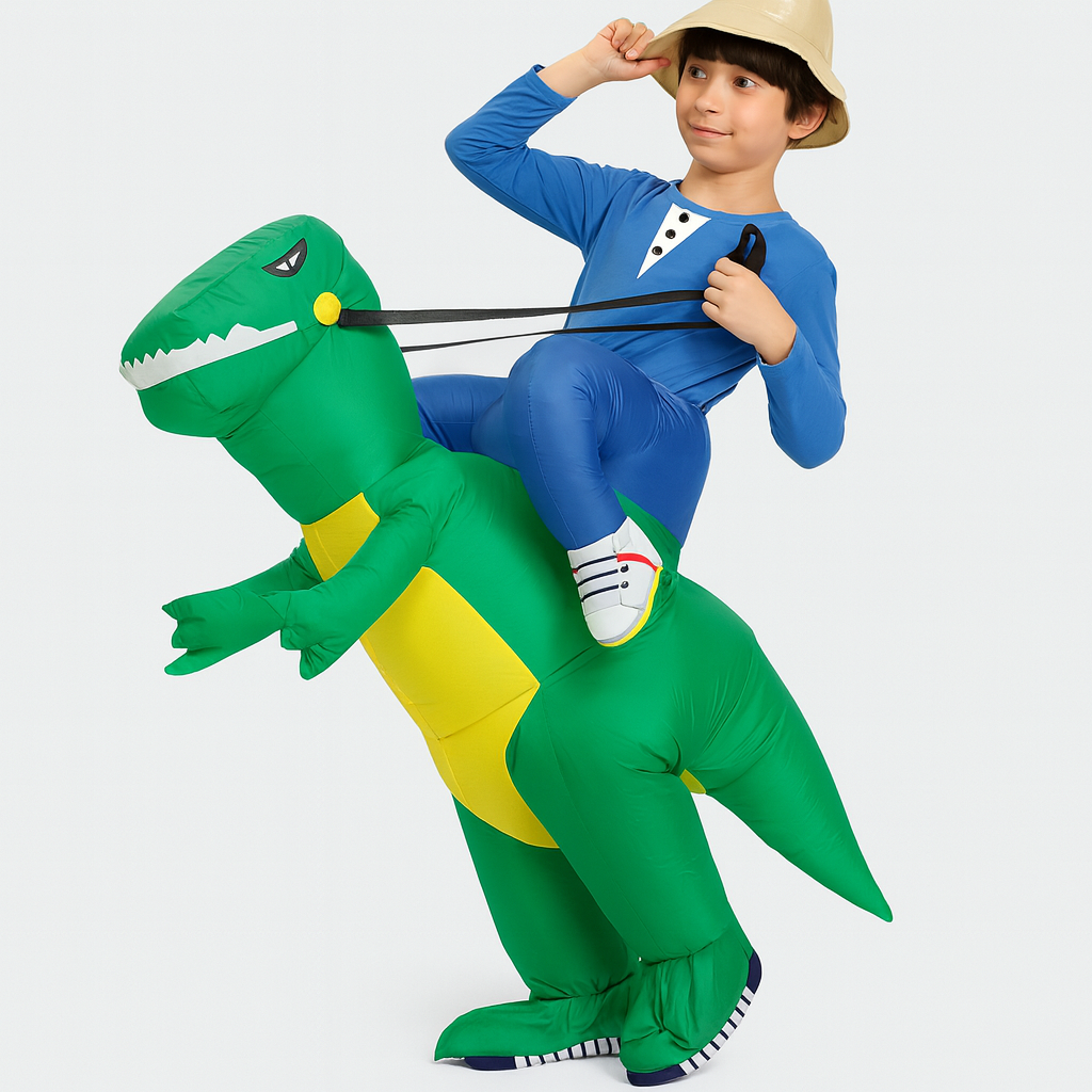 Børn Dinosaurus Kostume | Blødt Udklædnings Legestøj Sæt