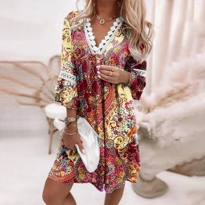 Dame Boho Sommerkjole | Hæklede Detaljer