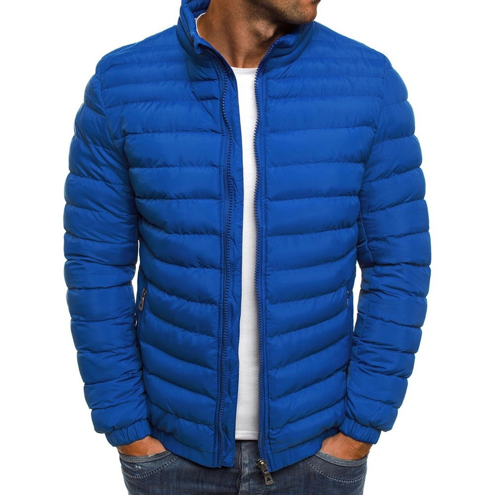 Veste matelassée pour homme | Col haut chaleur légère