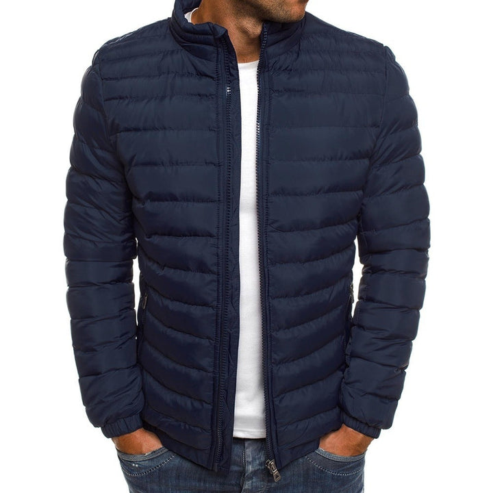 Veste matelassée pour homme | Col haut chaleur légère