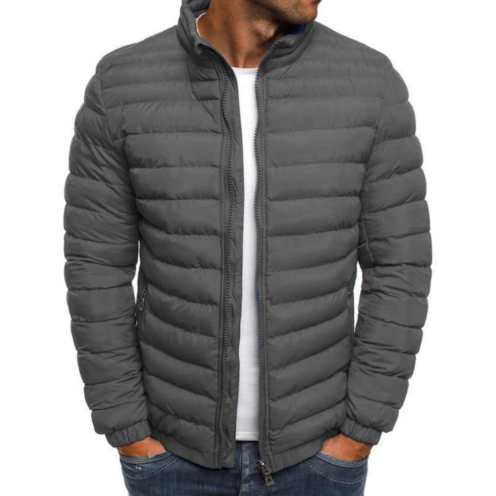 Veste matelassée pour homme | Col haut chaleur légère