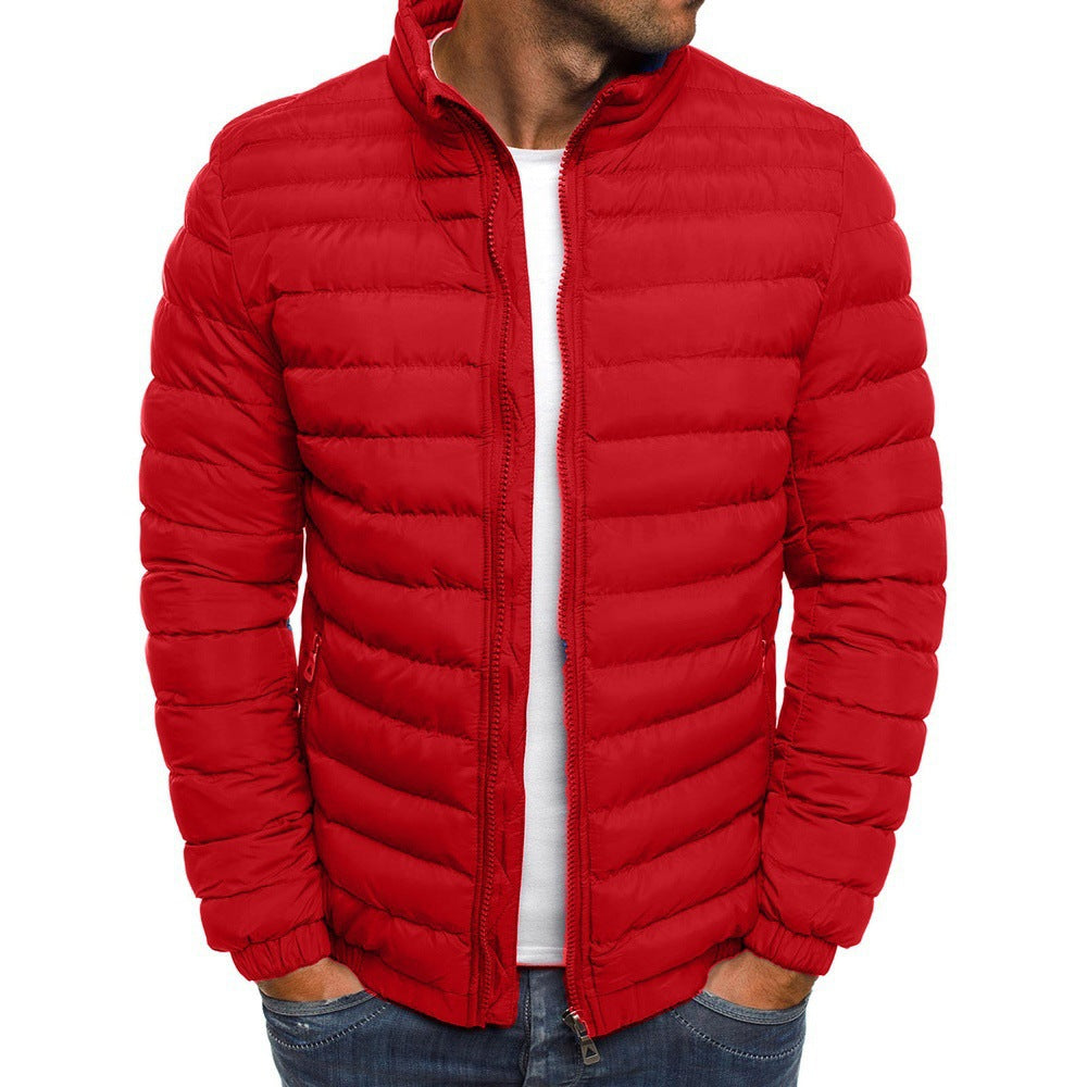 Veste matelassée pour homme | Col haut chaleur légère