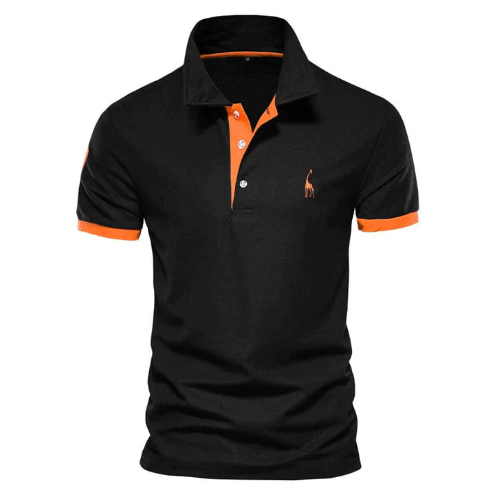 Męska klasyczna koszulka polo | casualowy krój, krótki rękaw, nieformalna góra