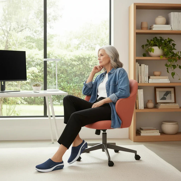 Dame Ortopædiske Slip-On Sandaler | Svangstøtte Indlægssål