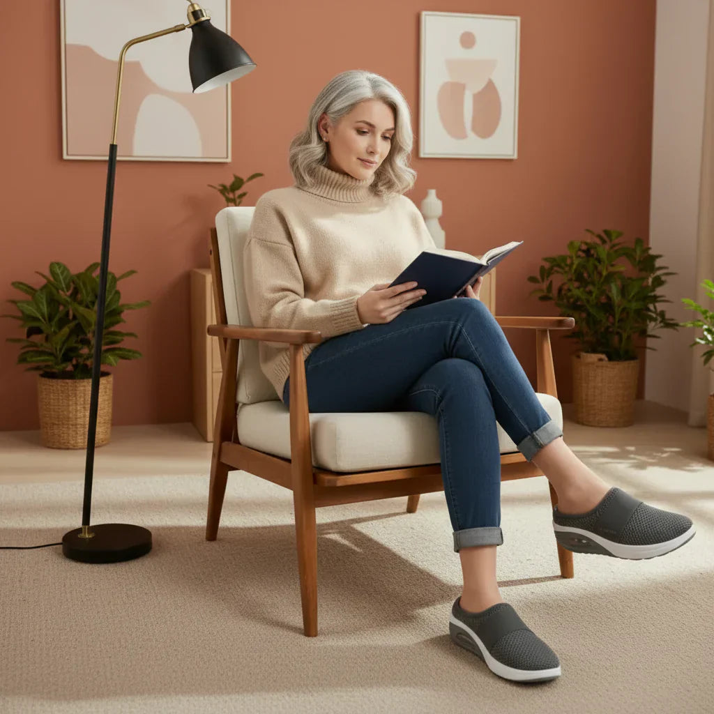 Dame Ortopædiske Slip-On Sandaler | Svangstøtte Indlægssål