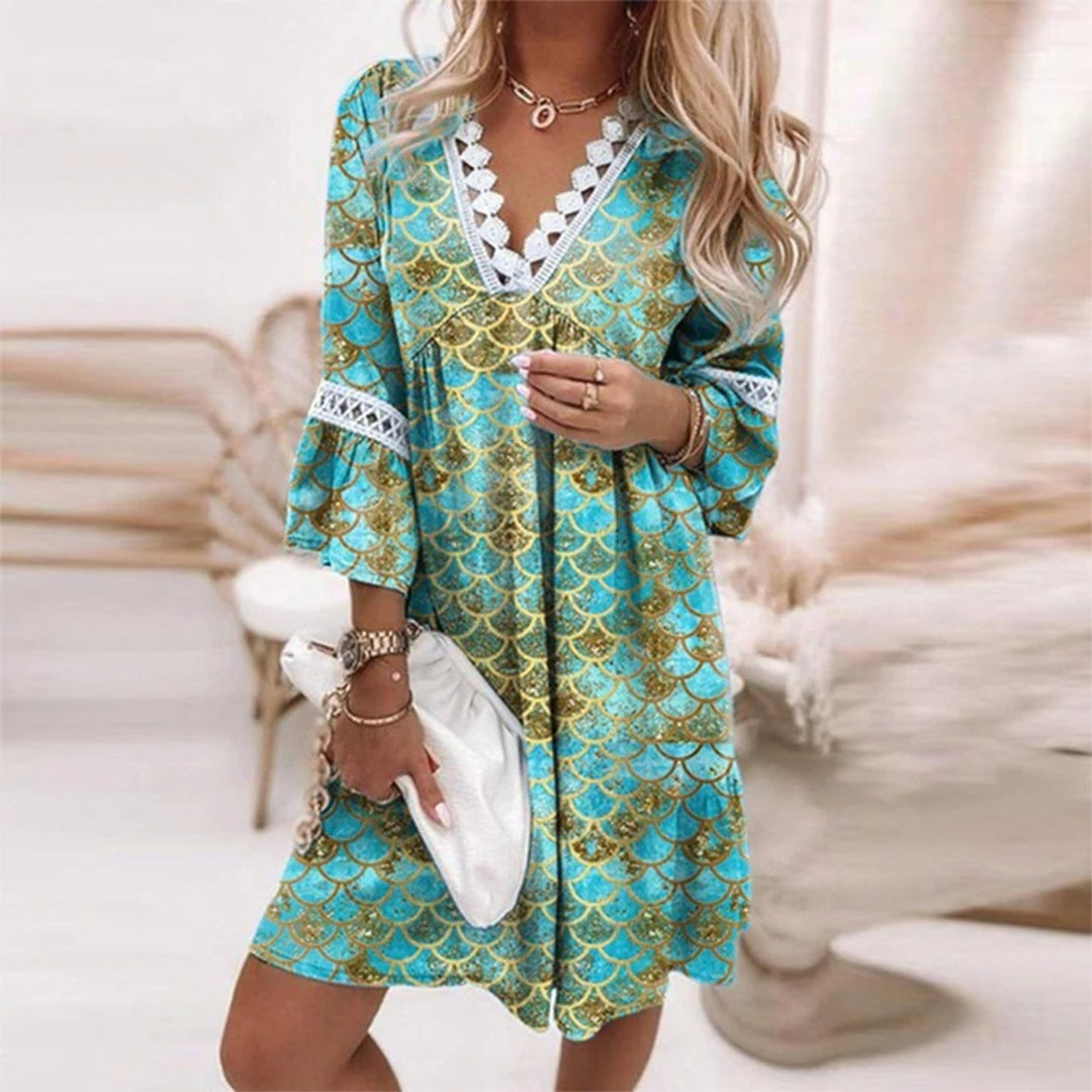 Dame Boho Sommerkjole | Hæklede Detaljer