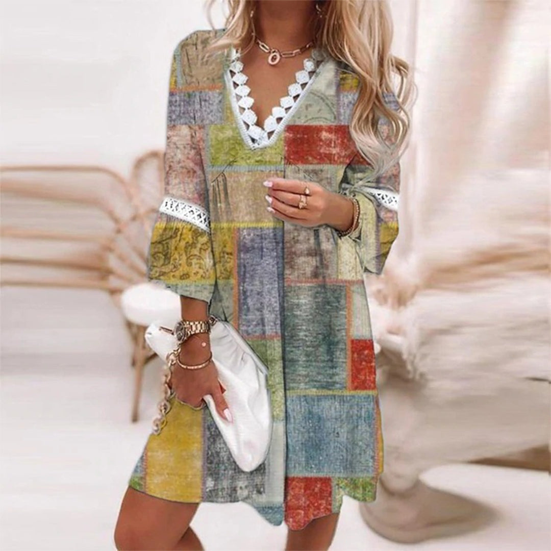 Dame Boho Sommerkjole | Hæklede Detaljer