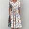 Dame Blomster Flæser Sommerkjole | Årgang Stil