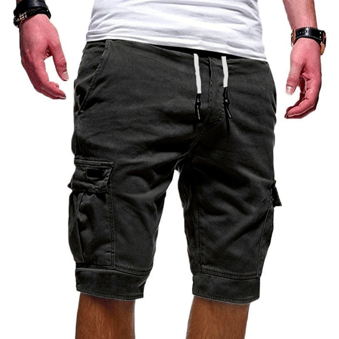 Herre Cargoshorts | Flere Lommer Snøre Sommershorts