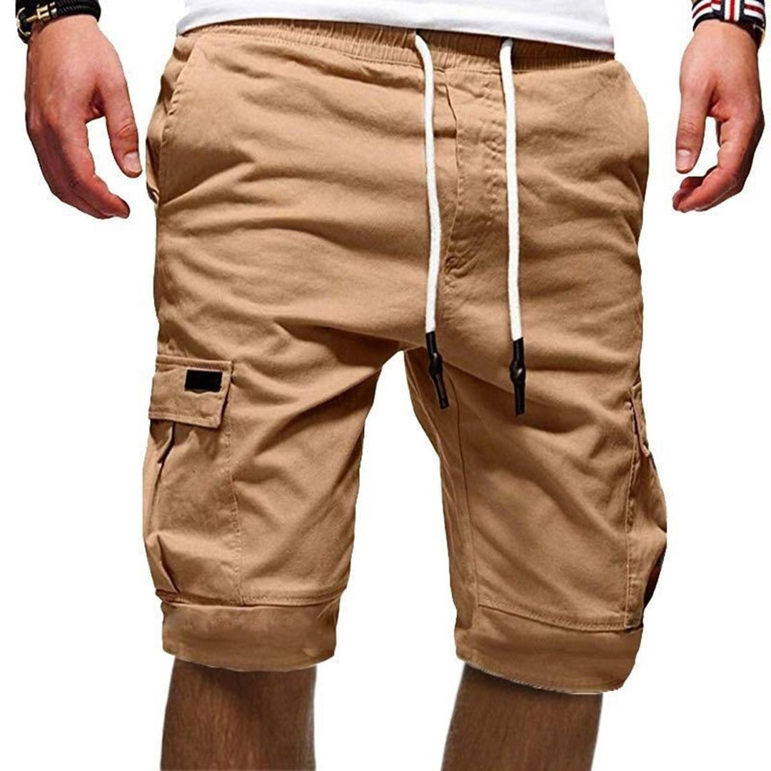 Herre Cargoshorts | Flere Lommer Snøre Sommershorts
