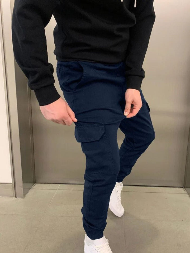 Pantalons cargo pour hommes | Taille ajustable et cheville resserrée